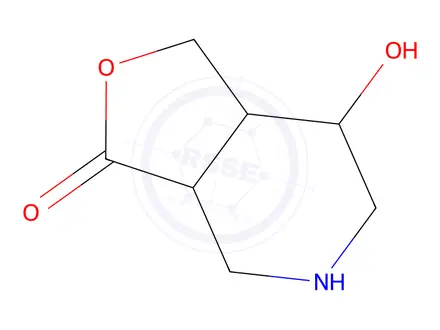 Chemical structure of 7-Hydroxyhexahydrofuro[3,4-c]pyridin-3(1H)-one