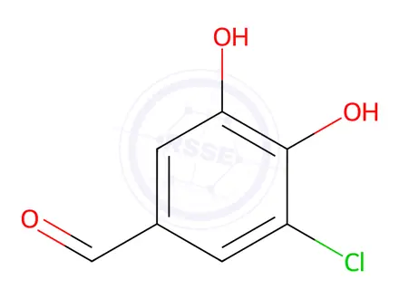 Chemical structure of 3-Chloro-4,5-dihydroxybenzaldehyde