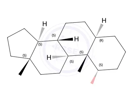 Chemical structure of 5α-Androstan-1α-ol