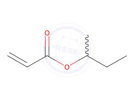 Chemical structure of sec-Butyl acrylate