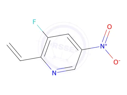 Chemical structure of 3-Fluoro-5-nitro-2-vinylpyridine