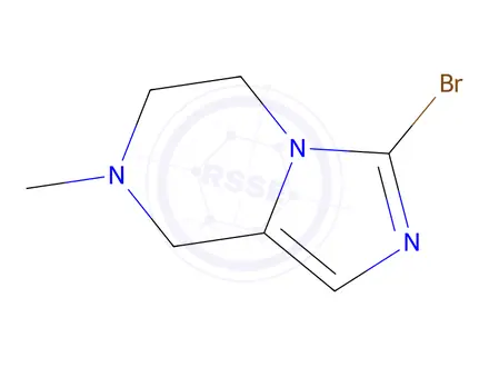 Chemical structure of 3-Bromo-7-methyl-5,6,7,8-tetrahydroimidazo[1,5-a]pyrazine
