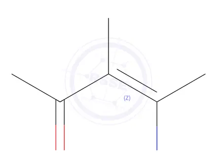 Chemical structure of 3-Penten-2-one, 4-amino-3-methyl-, (3Z)-(9CI)