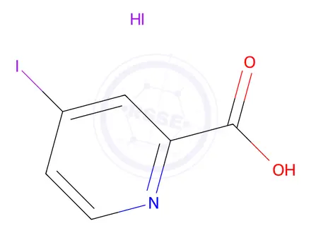 Chemical structure of 4-Iodopicolinic acid hydroiodide