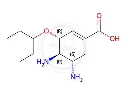 Chemical structure of Oseltamivir Impurity 26