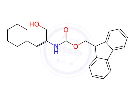 Chemical structure of N-(9-Fluorenylmethoxycarbonyl)-D/L-cyclohexylalaninol