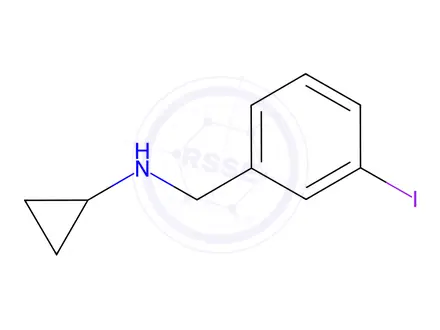 Chemical structure of N-(3-Iodobenzyl)cyclopropanamine