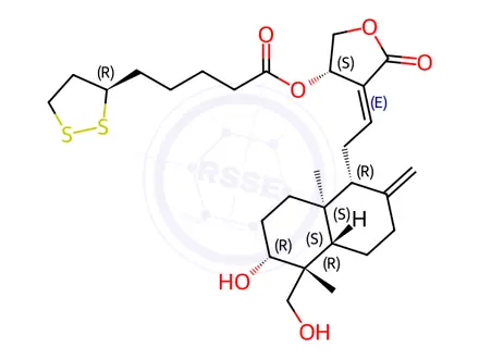Chemical structure of Andrographolide Impurity 5