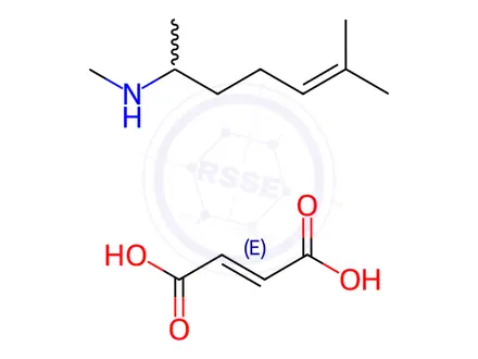 Chemical structure of Isometheptene Maleate