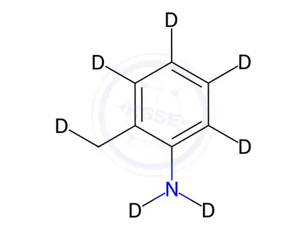 Chemical structure of 2-Toluidine-d7