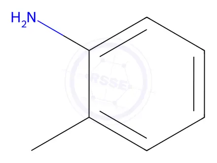 Chemical structure of o-Toluidine
