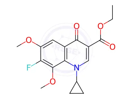 Chemical structure of Moxifloxacin Impurity O