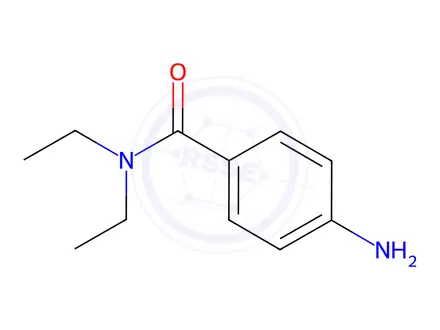 Chemical structure of 4-Amino-N,N-diethylbenzamide