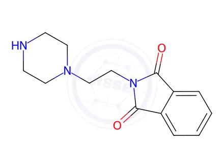 Chemical structure of 2-(2-piperazin-1-ylethyl)isoindole-1,3-dione