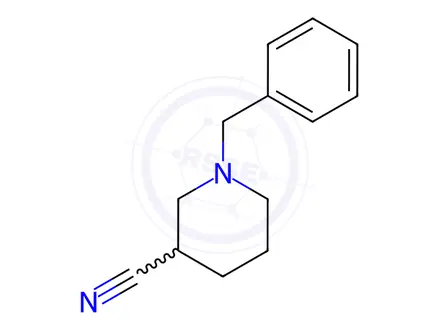 Chemical structure of 1-Benzylpiperidine-3-carbonitrile
