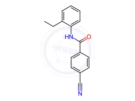 Chemical structure of Benzamide, 4-cyano-N-(2-ethylphenyl)-(9CI)