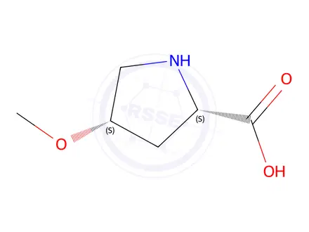 Chemical structure of (2S,4S)-4-Methoxypyrrolidine-2-carboxylic acid