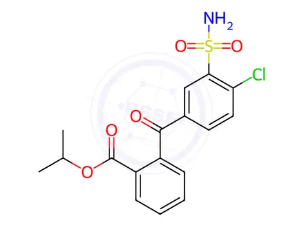 Chemical structure of Chlortalidone Impurity 9 (Chlortalidone EP Impurity I)