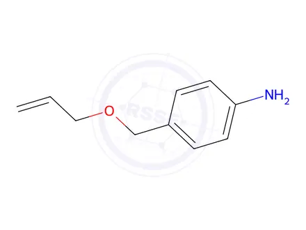 Chemical structure of 4-[(2-Propen-1-yloxy)methyl]-benzenamine