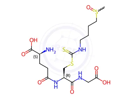 Chemical structure of D,L-Sulforaphane Glutathione