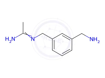 Chemical structure of N-(3-(Aminomethyl)benzyl)acetamidine Dihydrochloride