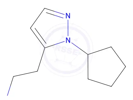 Chemical structure of 2-(1-Cyclopentyl-1H-pyrazol-5-yl)ethan-1-amine