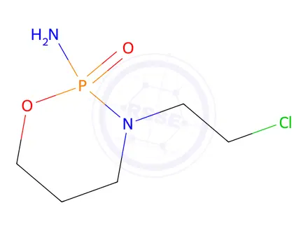 Chemical structure of 2-Amino-3-(2-chloroethyl)-1,3,2-oxazaphosphinane 2-oxide