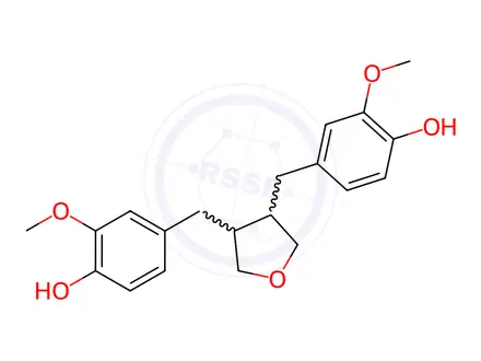 Chemical structure of 3,4-Divanilyltetrahydrofuran