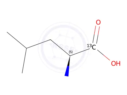 Chemical structure of Isoleucine Impurity 3-13C (Isoleucine EP Impurity C-13C) (Leucine-13C)
