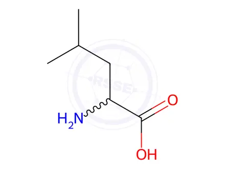 Chemical structure of DL-Leucine