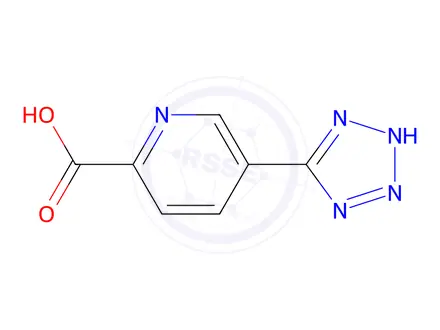 Chemical structure of 5-(1h-1,2,3,4-Tetrazol-5-yl)pyridine-2-carboxylic acid