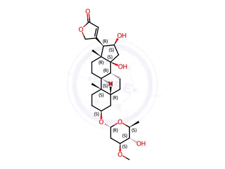 Chemical structure of Oleandrin Impurity 2