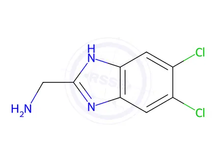 Chemical structure of (5,6-Dichloro-1H-benzo[d]imidazol-2-yl)methanamine