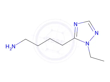 Chemical structure of 4-(1-Ethyl-1h-1,2,4-triazol-5-yl)butan-1-amine