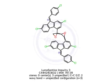 Chemical structure of Lumefantrine Impurity 46