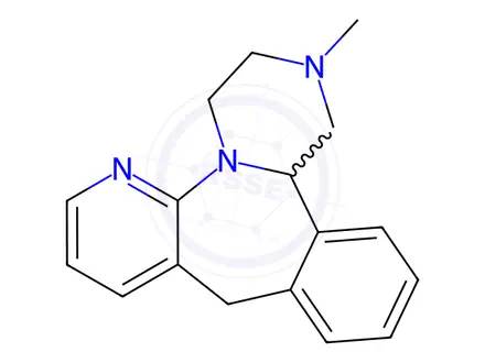 Chemical structure of Mirtazapine