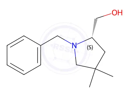 Chemical structure of (S)-(1-Benzyl-4,4-dimethylpyrrolidin-2-yl)methanol