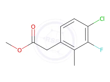 Chemical structure of Methyl 4-chloro-3-fluoro-2-methylphenylacetate