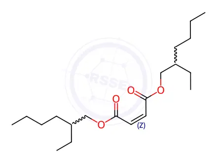 Chemical structure of Bis(2-ethylhexyl) maleate