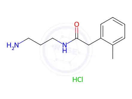 Chemical structure of N-(3-aminopropyl)-2-(o-tolyl)acetamide hydrochloride
