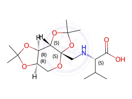 Chemical structure of Valine Impurity 118