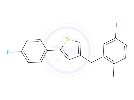 Chemical structure of Canagliflozin Impurity 82