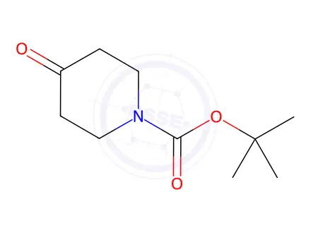 Chemical structure of 1-t-Boc-4-piperidone