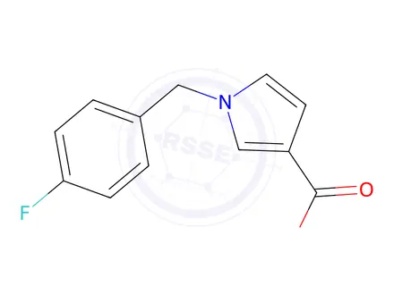 Chemical structure of 1-[(4-fluorophenyl)methyl]-1h-pyrrole-3-carboxylic acid