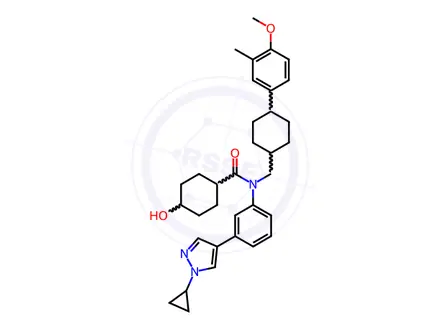 Chemical structure of Omesdafexor