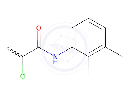 Chemical structure of 2-chloro-N-(2,3-dimethylphenyl)propanamide