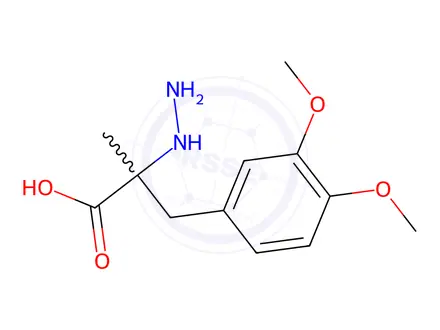 Chemical structure of 3,4-O,O-Dimethyl Carbidopa