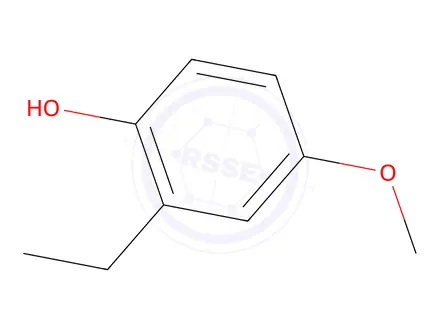 Chemical structure of 2-Ethyl-4-methoxyphenol