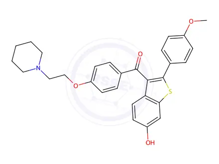 Chemical structure of Raloxifene Impurity 12