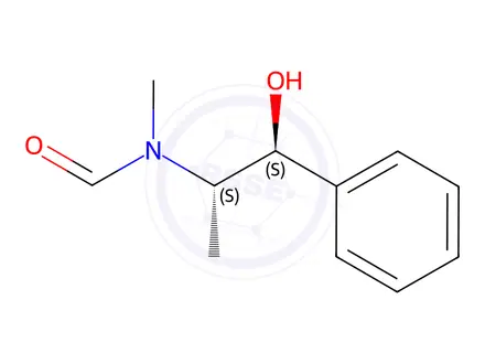 Chemical structure of N Formyl pseudoephedrine